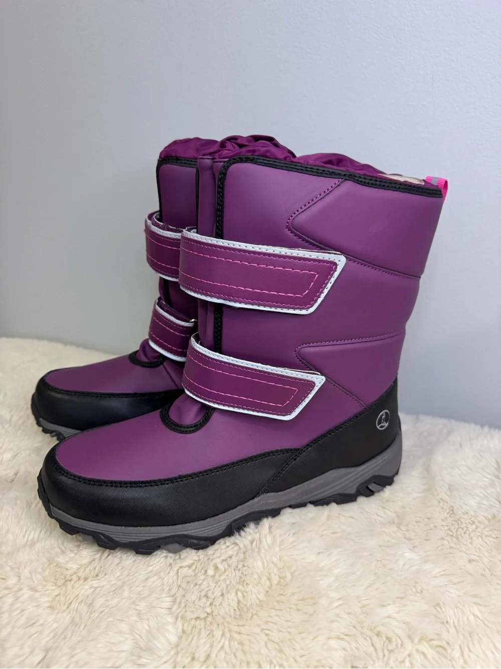 Lands' End Snow Flurry Insulated Winter Boot - Fuchsia Plum